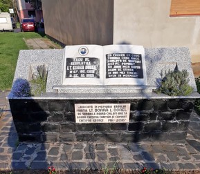 Placă memorială de la fosta locuința a lui Boară