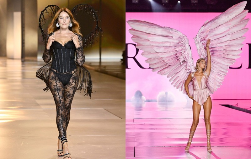 Românca Andreea Diaconu a defilat la Victoria's Secret Fashion Show 2024. Imagini cu fotomodelele, printre care și Carla Bruni, la prezentarea în lenjerie intimă