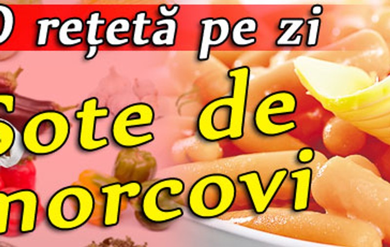 O reţetă pe zi / Sote de morcovi