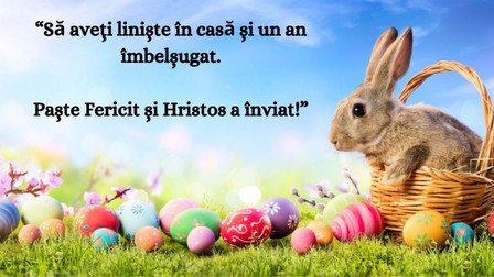 Urari si felcitari de Paste 2021