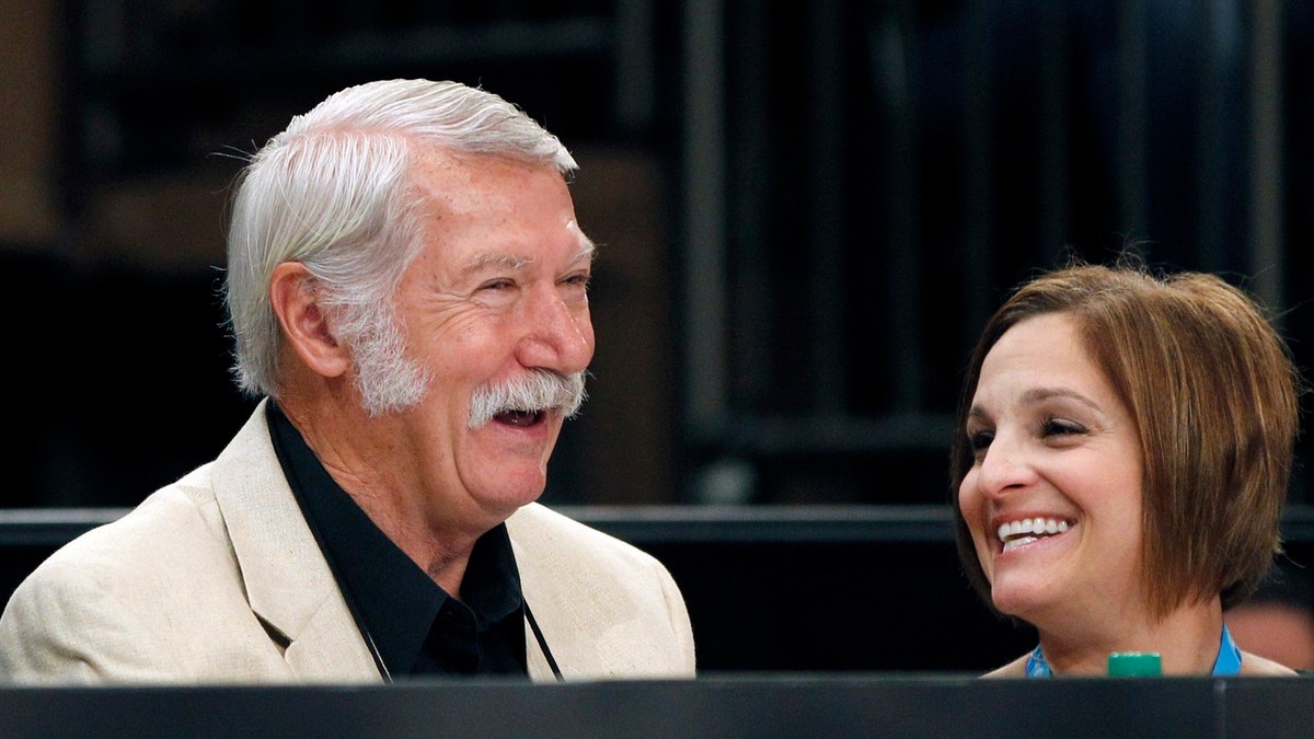 Bela Karolyi și fosta gimnastă Mary Lou Retton