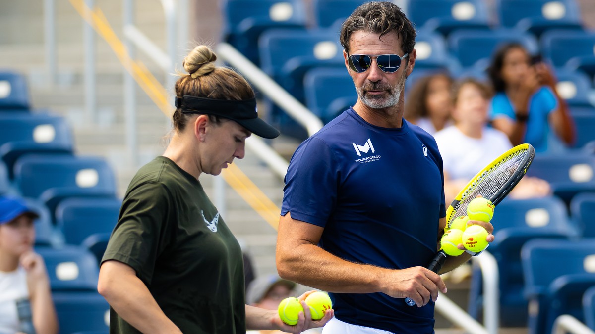 Simona Halep și Patrick Mouratoglou, în august 2022 Foto: Hepta
