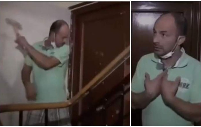 FOTO| Un român din Spania a dat buzna cu un ciocan în mână în propria casă. „Aplic legea românească”. Ce se întâmpla înăuntru
