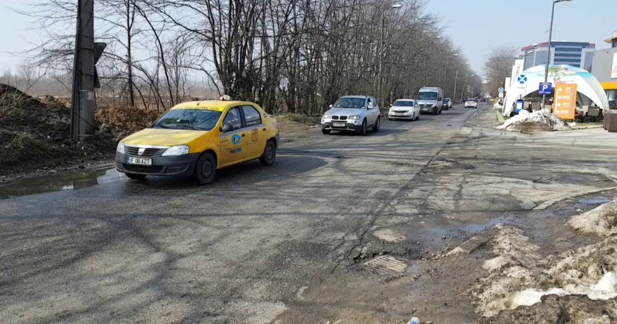 Pe strada Fabrica de Glucoză, care ar urma să preia traficul de pe A3, în continuare se circulă pe câte o singură bandă pe fiecare sens de mers