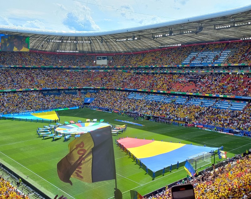 România – Ucraina 3-0. Prima victorie după 24 de ani la un turneu final de Campionat European. Stanciu, R. Marin și Drăguș, goluri de generic