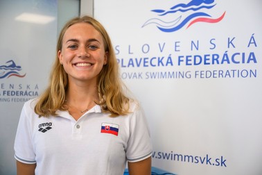Na snímke slovenská plavkyňa Tamara Potocká po návrate z ME v Belehrade v Bratislave 24. júna 2024.,Image: 884273832, License: Rights-managed, Restrictions: Image must be credited: TASR / Profimedia, Model Release: no