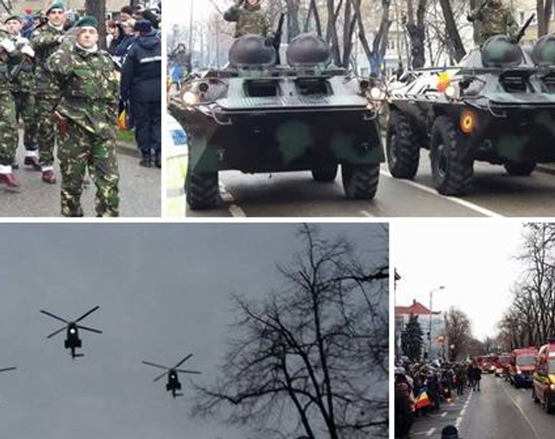 Militari în uniforme din Primul Război Mondial au defilat la Cluj de Ziua Națională. Mii de oameni din Ploiești au sărbătorit în ploaie Ziua Națională | FOTO&VIDEO