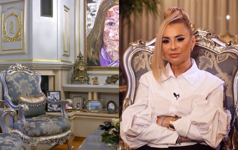 Imagini cu casa din Snagov în care locuiește Anamaria Prodan. A făcut turul vilei, care are cinci etaje și o cramă la subsol