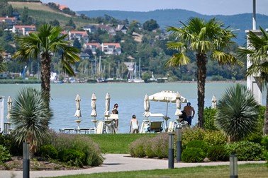 Imagine din Szantod,, de pe malul lacului Balaton. Foto: Profimedia