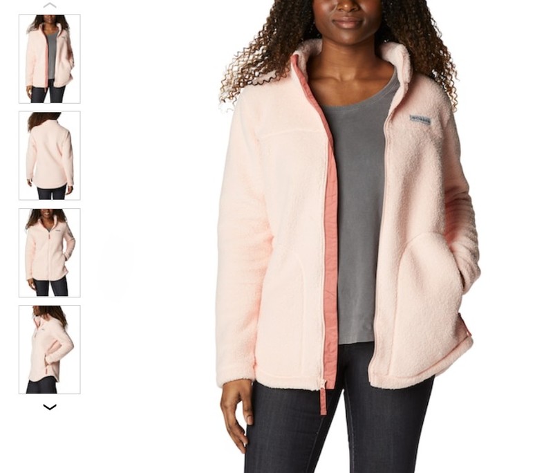 Bluza sport Columbia din fleece cu fermoar West Bend