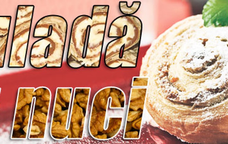 O reţetă pe zi - Ruladă cu nuci