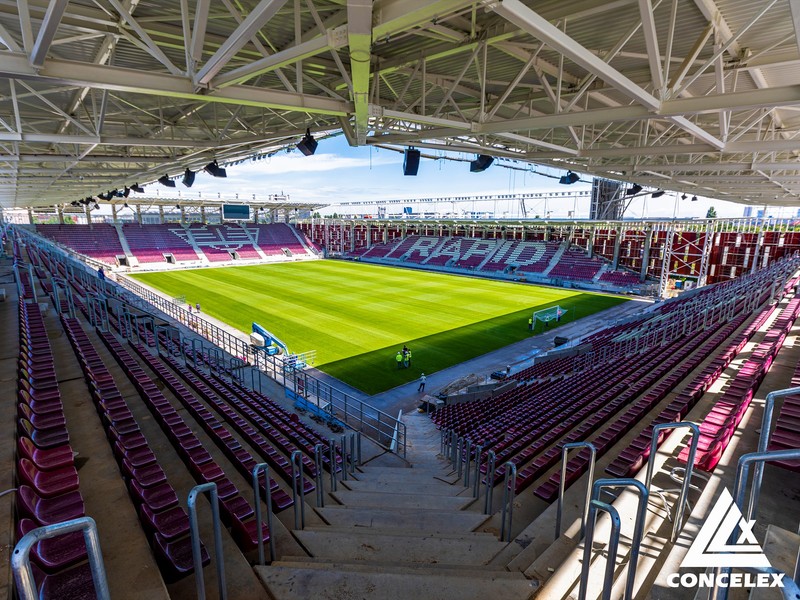 Așa arată noul stadion al Rapidului | FOTO: Facebook Concelex