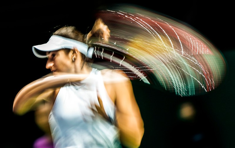 Caroline Garcia a câștigat primul ei meci la Turneul Campioanelor, 2-1 cu Elina Svitolina