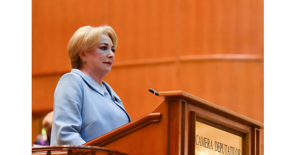Viorica Dancila, premierul Romaniei, discurs, plen, Parlament
