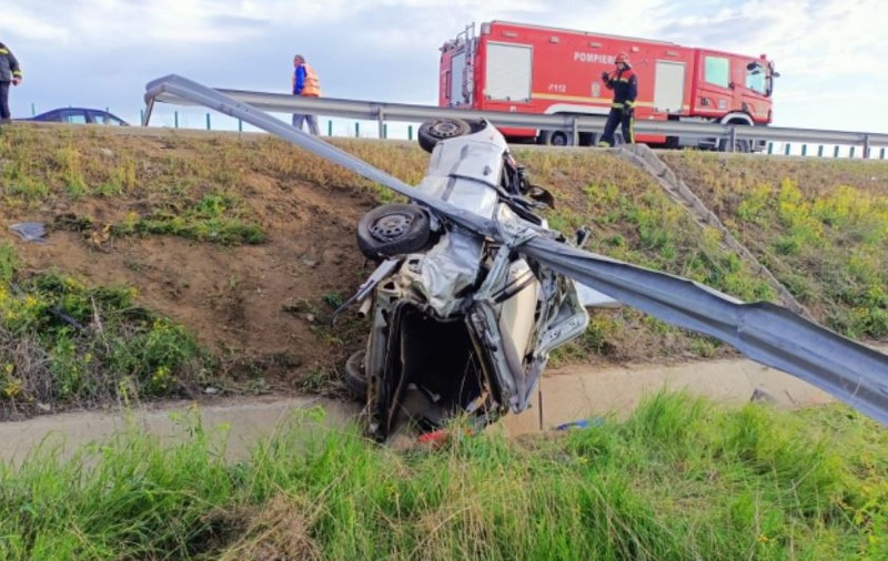 Accident pe Autostrada Soarelui. Patru persoane, printre care doi copii, au fost rănite