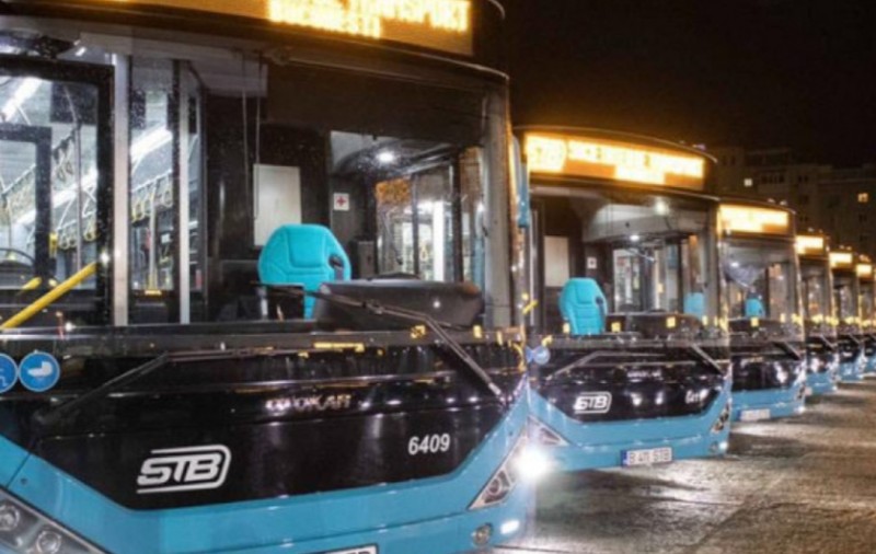 Autobuzele din București nu vor mai circula până miercuri pe linia de tramvai din cauza vremii