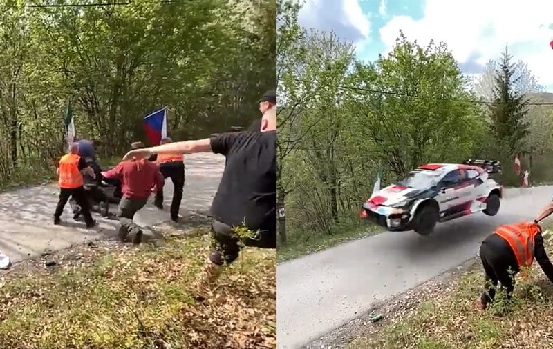 „Atenție, vine mașina!”. Mai mulți spectatori s-au luat la bătaie pe traseul Raliului Croației, chiar pe mijlocul drumului