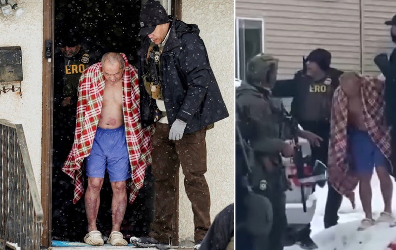 Un cetățean american a fost scos din casă de agenții ICE în lenjerie intimă și sub amenințarea armei: „Tremuram” | VIDEO