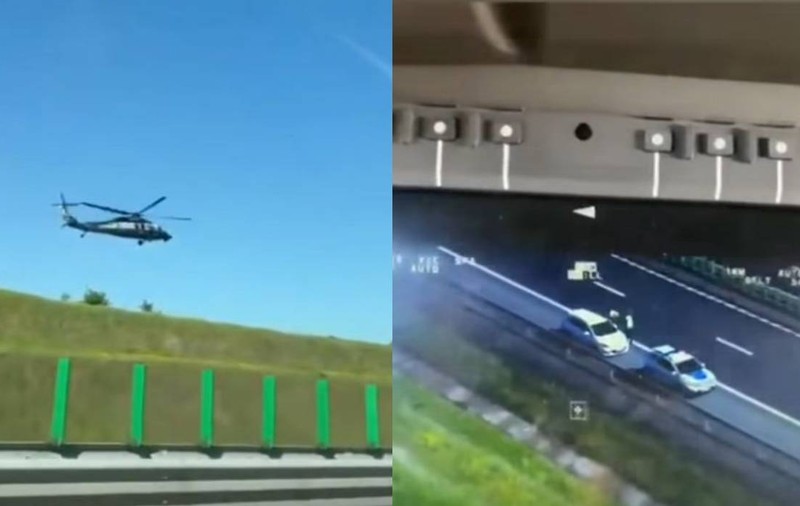 Șofer de 19 ani, beat la volan, urmărit cu elicopterul de polițiști pe A2, în timp ce gonea spre Vama Veche. Cum a fost blocat în trafic