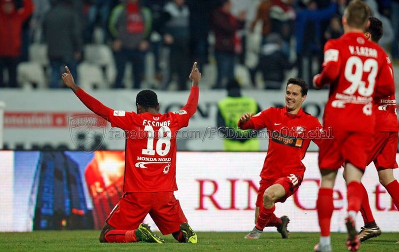 Liga 1: Dinamo - Concordia Chiajna 4-0. ^Rotariu, cu un gol şi un assist, Essombe, cu o "dublă", şi  "rezerva" Gnohere au fost eroii