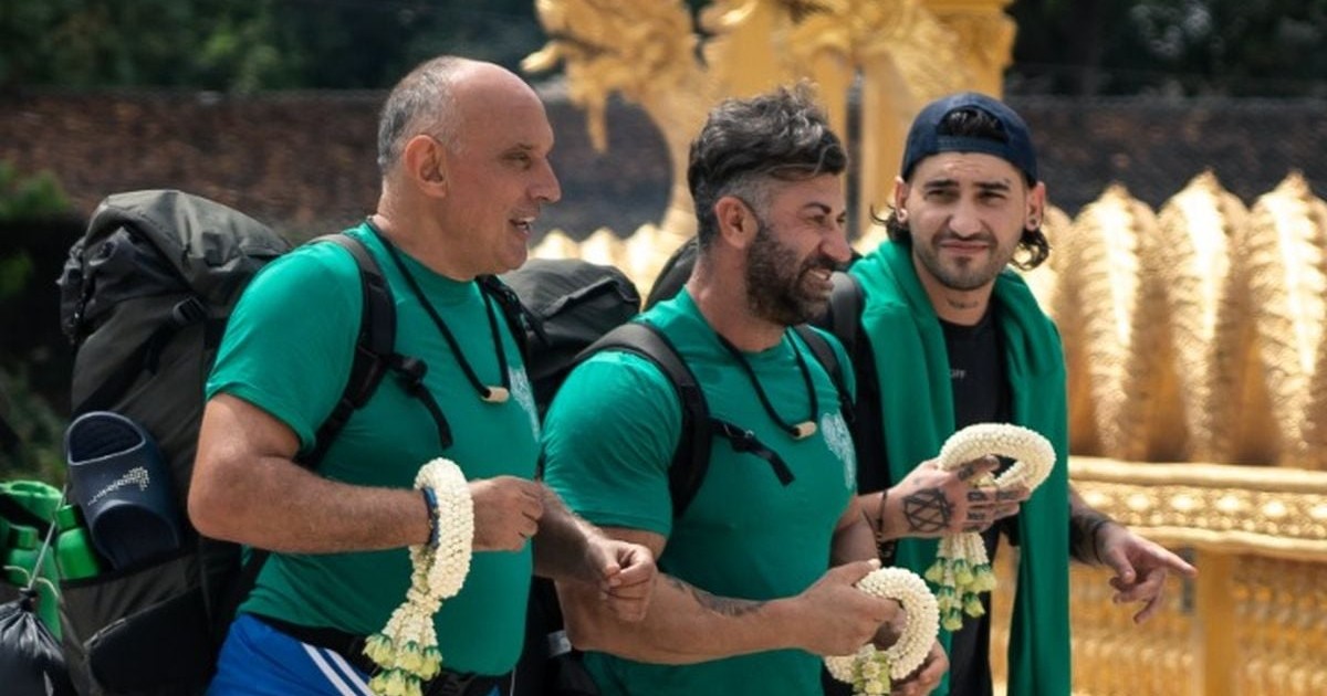 Florin Prunea, Nicolae Lupșor și Ian (Anghel Bogdan Georgian) la „Desafio: Aventura”, show difuzat de PRO TV