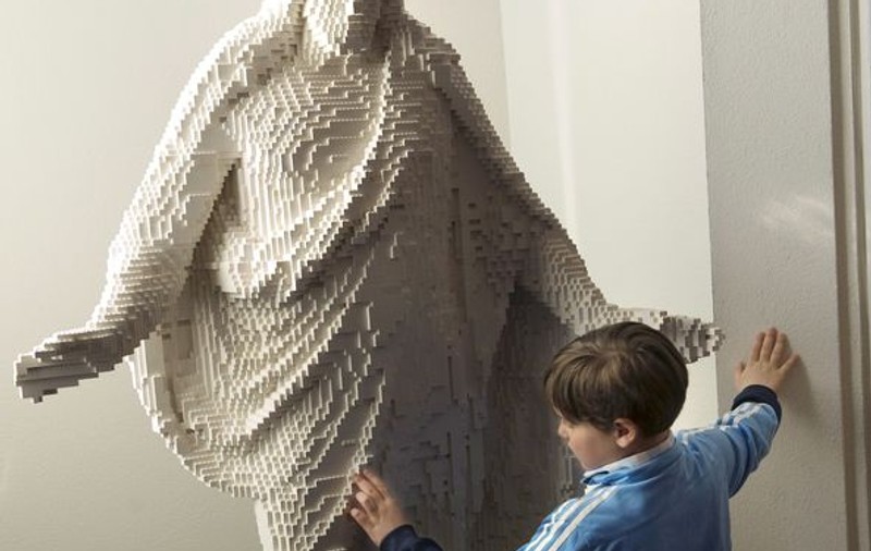 Statuie din Lego a lui Iisus Hristos