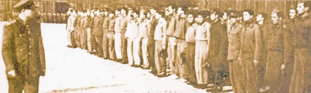 1947. Prima fotografie a fotbaliștilor militari/ Foto: arhivă personală Ilie Savu