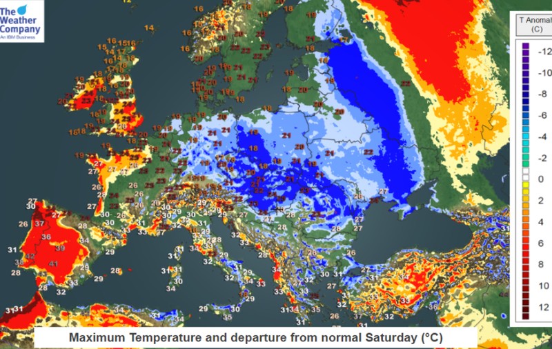 Sudul Europei lovit de un val istoric de căldură. Temperaturi record de peste 45 de grade Celsius