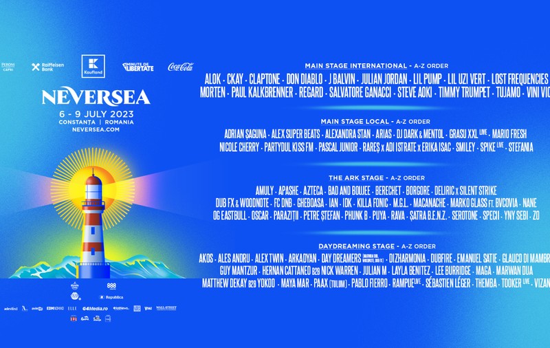 Lineup complet la Neversea și programul pe zile pentru cel mai așteptat festival de pe plajă, din Europa