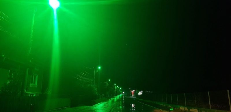 Ledurile verzi de la iluminatul public din Zlatna