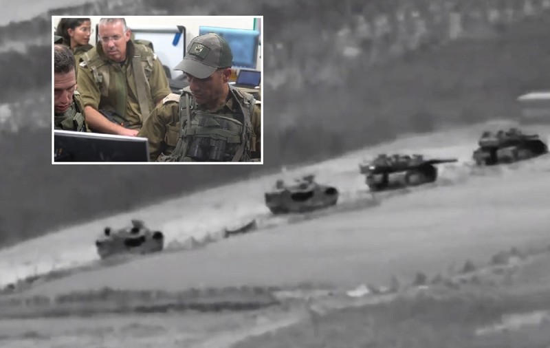 Imagini cu al doilea „raid terestru limitat” în Fâșia Gaza. Israelul a intrat din nou cu tancurile și infanteria în teritoriul palestinian