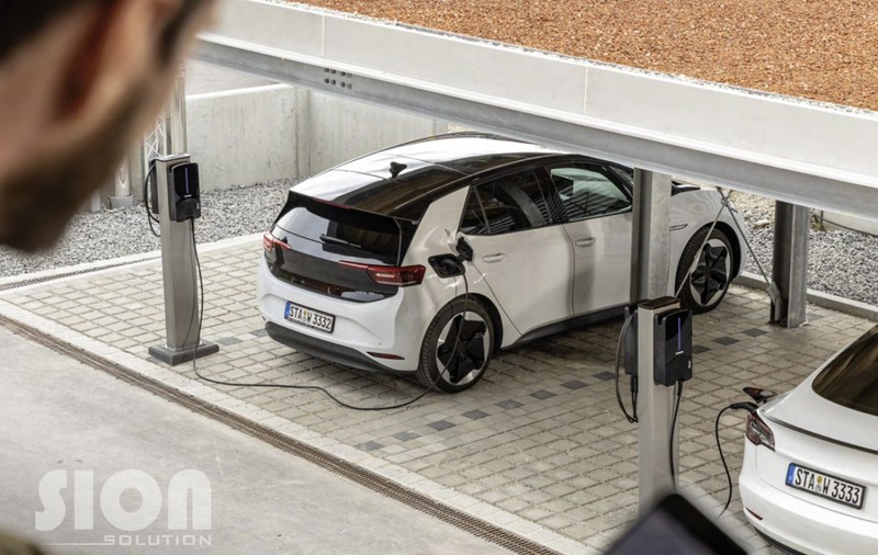Stație de încărcare mașini electrice 22kw - voi o alegeți, Sion Solution o montează!