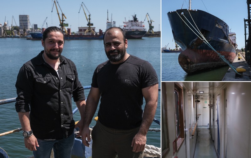 Patru marinari sirieni sunt blocați de aproape doi ani pe o navă în Portul Constanța. „Suntem foarte aproape de a ne pierde mințile”