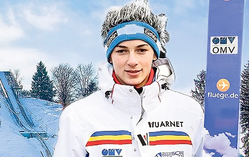 Iulian Pîtea, săritorul cu schiurile calificat la Olimpiadă, îl are ca model pe Thomas Morgenstern