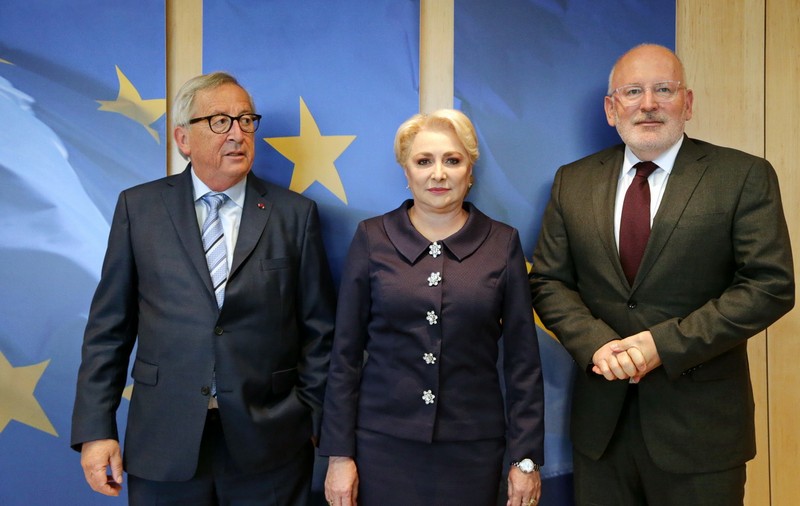 Angajamentul Vioricăi Dăncilă în faţa oficialilor de la Bruxelles: "De a nu avansa reformele controversate din sistemul judiciar și reluarea imediată a dialogului în cadrul MCV"
