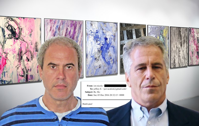 Ce tablouri a pictat Ion Nicola, românul care schimba mesaje cu infractorul sexual Jeffrey Epstein