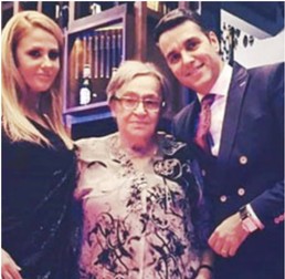 Paula Cotabiță, alături de Cristi Brancu și de soția lui