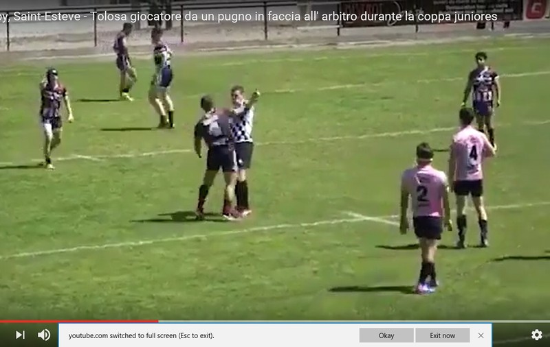 Un rugbyst l-a lovit cu pumnul în plină figură pe arbitru! Riscă să fie interzis pe viață | VIDEO