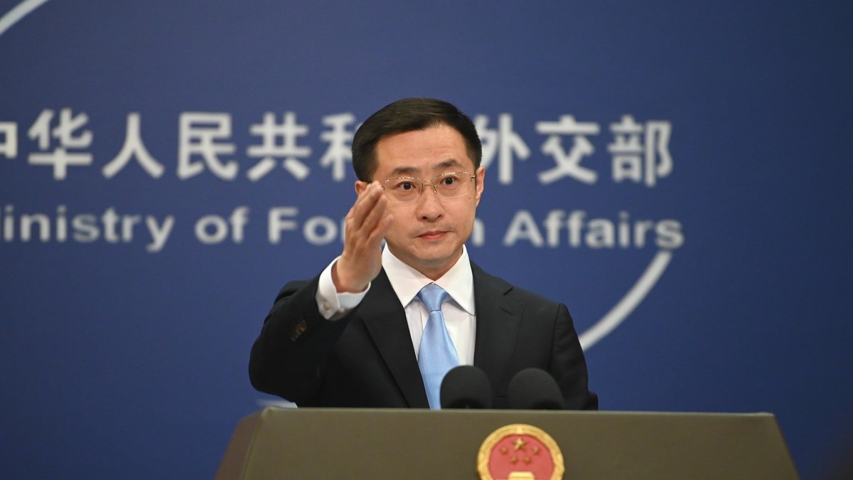 Lin Jian, purtător de cuvânt al Ministerului chinez de Externe Foto: Profimedia