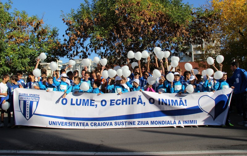 Universitatea Craiova a susţinut Ziua Mondială a Inimii