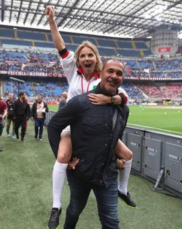 Ruud Gullit, călărit pe ”San Siro” de Geri Halliwell, fostă componentă Spice Girls