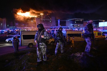 Intervenție antiteroristă la Crocus City Hall FOTO Profimedia