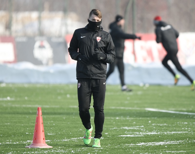 Ioan Andone a condus un antrenament la -14 grade Celsius. Portarul Cobrea s-a transferat la FC Botoșani | GALERIE FOTO & VIDEO