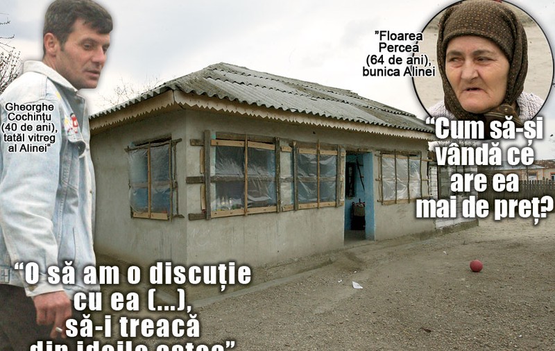 Alina, ameninţată cu bătaia de tatăl ei vitreg