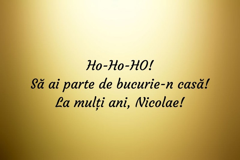 Mesaje și urări de Sfântul Nicolae!