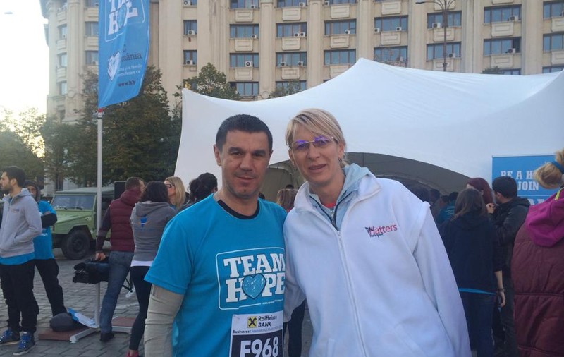Mihai Leu a alergat în scopuri umanitare la maratonul anului
