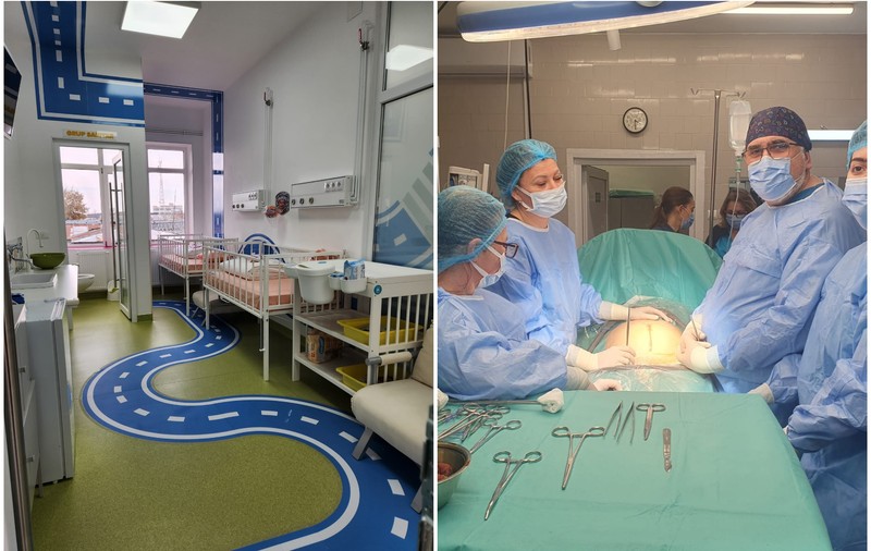 O femeie însărcinată, căreia i-a fost extrasă o tumoră de 4,5 kilograme, a reușit să nască un băieţel perfect sănătos, la Spitalul Judeţean din Arad | FOTO