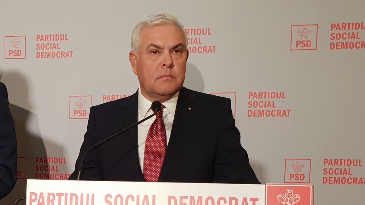 Angel Tîlvăr, după ce a fost votat în PSD propunerea pentru ministerul Apărării. Foto: Cristian Otopeanu / Libertatea