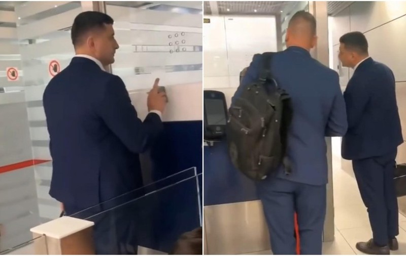 George Simion, filmat pe aeroport când bate în geamul unui ghișeu închis și sare rândul la controlul actelor: „Hai, mă, că eu sunt așteptat!”