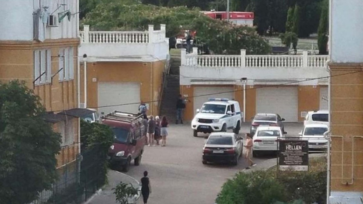 Locul asasinării fostului comandant ucrainean Robert Șagheev Captură crimea-news.com